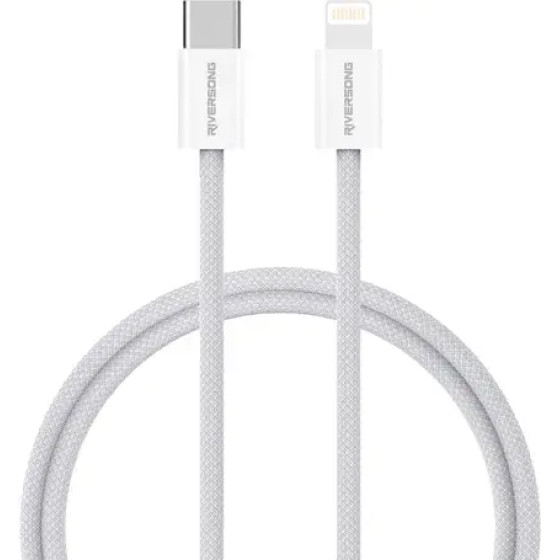 Riversong Cable Type-C To Lightning 27W Lotus 10 1m Light Gray - (CL53)