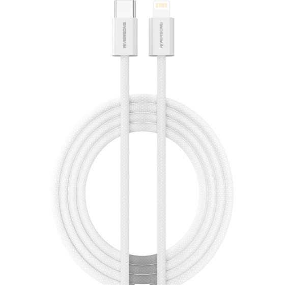 Riversong Cable Type-C To Lightning 27W Lotus 10 2m Light Gray - (CL53A)