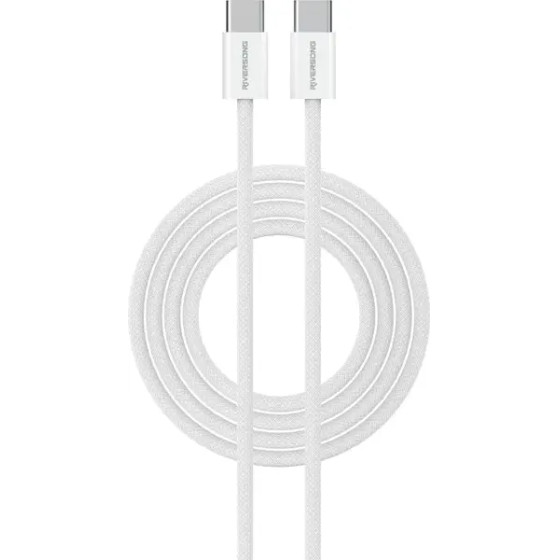 Riversong Cable Type-C To Type-C 60W Lotus 10 2m Light Gray - (CT53A)