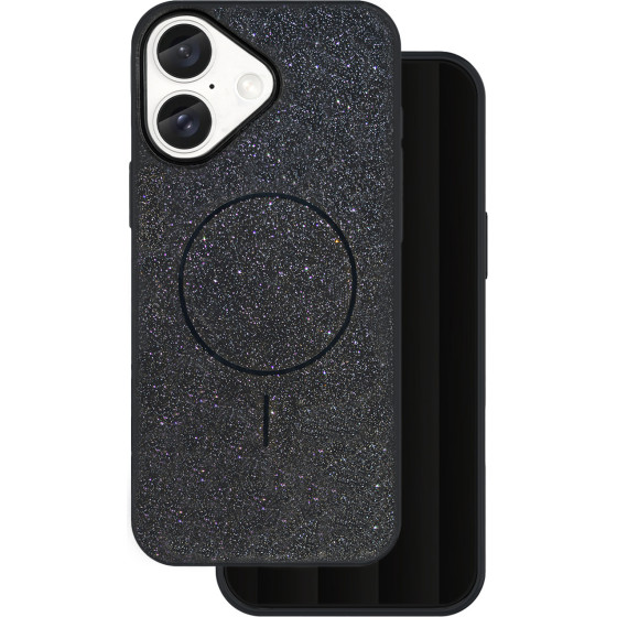 TFO Glitter Thin Mag Case For Iphone 16e black