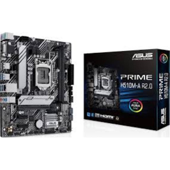 Asus Prime H510M-A R2.0 Intel H510 Lga 1200 (Socket H5) Micro Atx - (90MB1FP0-M0EAY0)