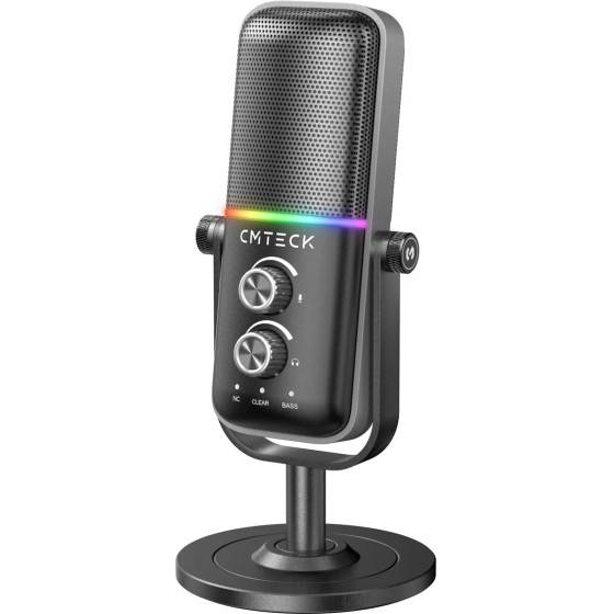 CMTECK ����������� ��������� omnidirectional/�����������, USB, Rgb LED, ����� - (XM600)
