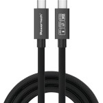 Powertech ������� USB-C USB4, 240W, 40Gbps, 8K/60Hz, 1m, ����� - (PTR-0165)