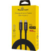 Powertech ������� USB-C USB4, 240W, 40Gbps, 8K/60Hz, 1m, ����� - (PTR-0165)