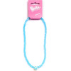 Carat Shop Barbie - Blue Bead Necklace With Round Barbie - Bead Charm (BMN00005)