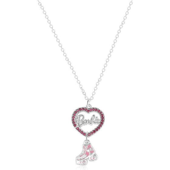 Carat Shop Barbie - Crystal Heart And Roller Skate Necklace (BMN00004)