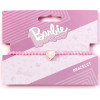 Carat Shop Barbie - Pink Bead Friendship Bracelet With Heart Shaped Bead (BMFB0007)