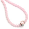 Carat Shop Barbie - Pink Bead Necklace With Heart Shaped Bead Charm (BMN00006)
