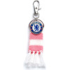 Carat Shop Chelsea Fc - Pink Stripe Scarf And Logo Backpack Hanger (CFCBH003)