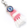 Carat Shop Chelsea Fc - Pink Stripe Scarf And Logo Backpack Hanger (CFCBH003)