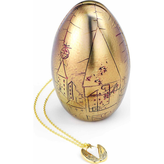 Carat Shop Harry Potter - Boxed Golden Egg Necklace In a Gift Tin - Gold (HPEE0380)