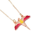 Carat Shop Harry Potter - Rose Gold Plated Fawkes Necklace (WN000113)