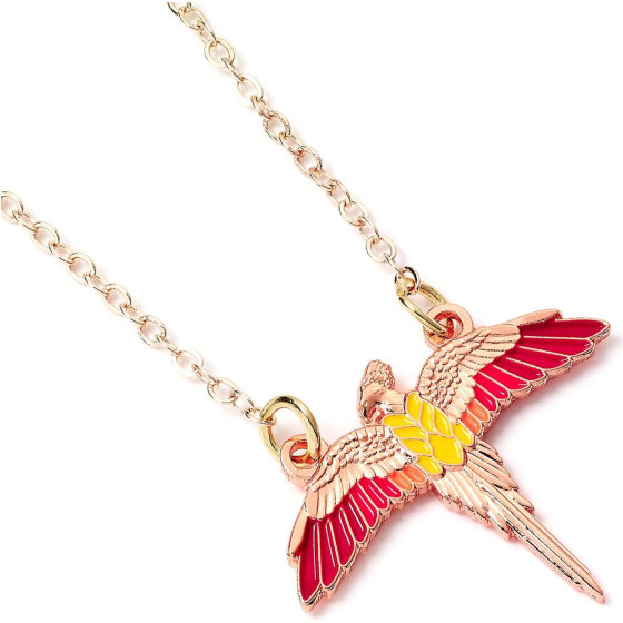 Carat Shop Harry Potter - Rose Gold Plated Fawkes Necklace (WN000113)