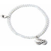 Carat Shop Harry Potter - Semi Precious Stone Bracelet With Sterling Silver Golden Snitch Charm (HPCR0584)