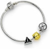 Carat Shop Harry Potter - Silver Colour Bracelet With Three Bead Charms Silver (HP000372 )