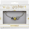 Carat Shop Harry Potter - Silver Colour Bracelet With Three Bead Charms Silver (HP000372 )