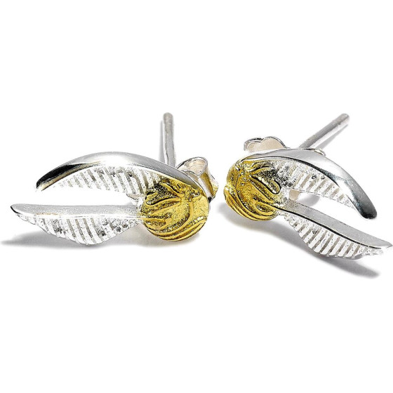 Carat Shop Harry Potter - Sterling Silver Golden Snitch Stud Earrings (SE0004)