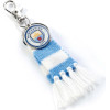 Carat Shop Manchester City Fc - Blue Scarf And Logo Charm Backpack Hanger (MCBH0002)