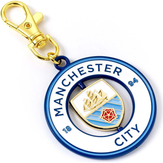 Carat Shop Manchester City Fc - Spinning Logo Backpack Hanger (MCBH0001)