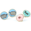Carat Shop Pusheen - The Cat Hi , Bye Stud Earrings Set (PTCES103)