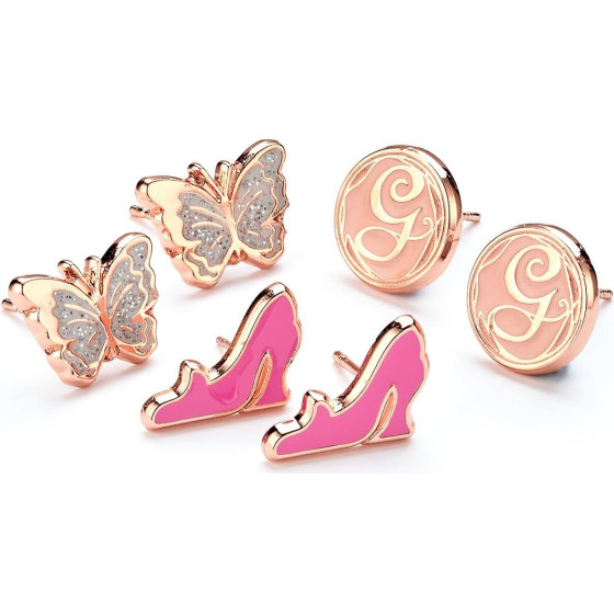 Carat Shop Wicked - Glinda Butterfly, G And Shoe Stud Earring Set (WKSE0001)
