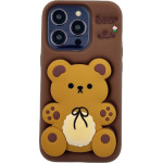 3DCase Etui Case 3D Bear With Holder Iphone 13 PRO