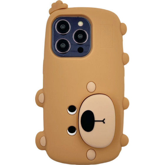 3DCase Etui Case 3D Bear With Stand Iphone 13