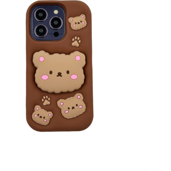 3DCase Etui Case 3D Bears With Stand Iphone 13 PRO