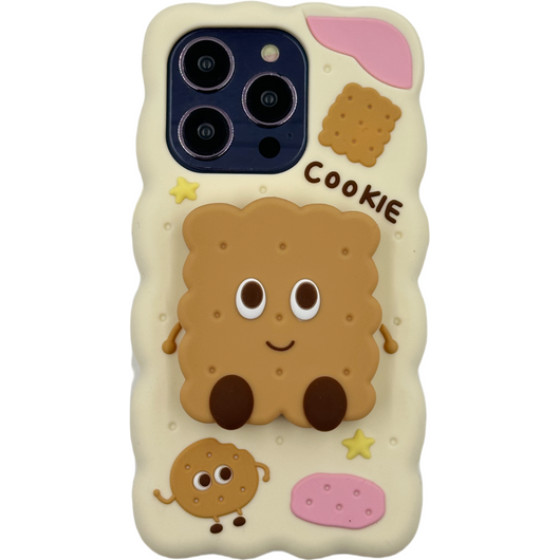3DCase Etui Case 3D Cookie With Stand Iphone 14