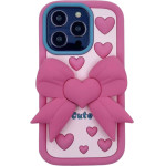 3DCase Etui Case 3D Cute Bow Iphone 15