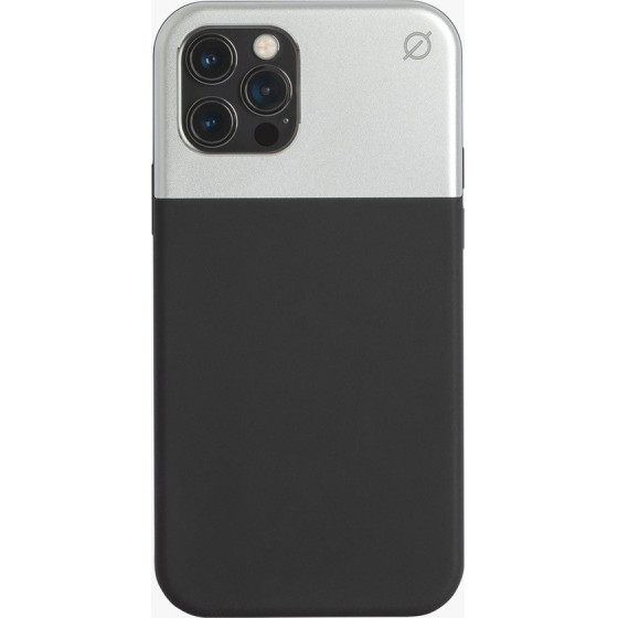 Atom Studios Etui Split Silicone Magsafe Iphone 12 / 12 Pro Black CARBON