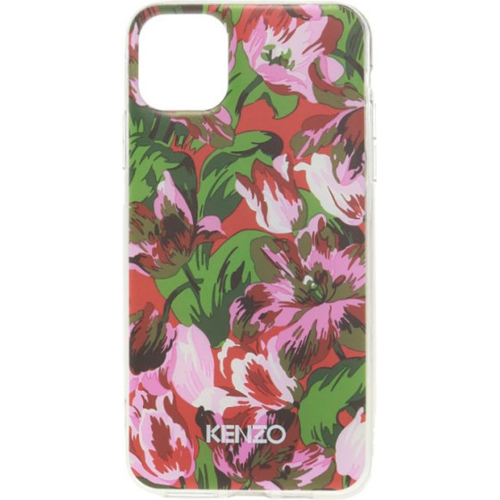 KENZO Original Iphone 11 Pro Max Case PINK-Red FLOWERS