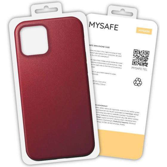 Mysafe Case Skin Iphone 13PRo Max Claret BOX