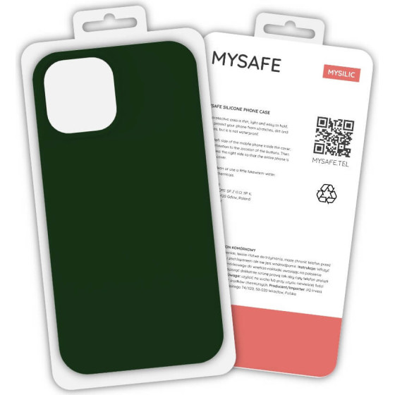 Mysafe Silicone Case Iphone 11 Pro Max Dark Green BOX