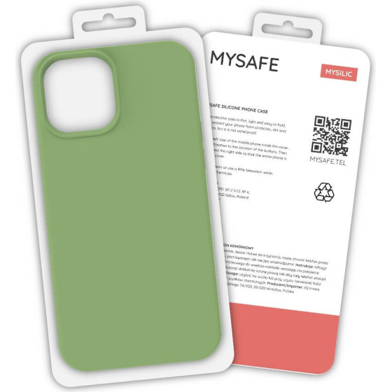 Mysafe Silicone Case Iphone 13 Pro Max Pistachio BOX