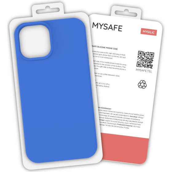 Mysafe Silicone Case Iphone Xs Max Blue BOX