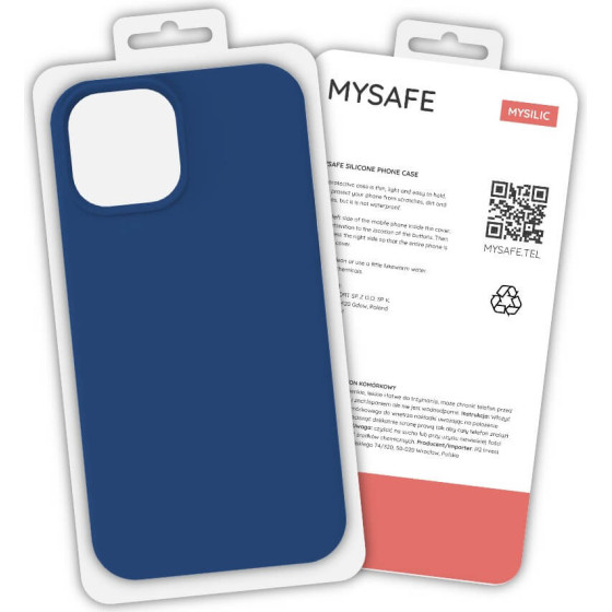 Mysafe Silicone Case Samsung Galaxy M51 Deep Blue BOX