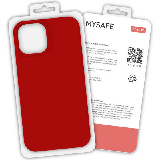 Mysafe Silicone Case Samsung Galaxy S21 Plus Red BOX