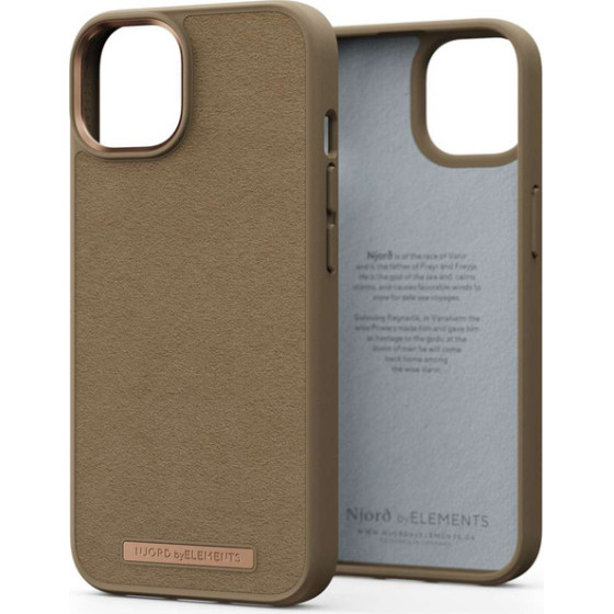 Njord ''Comfort+'' Cover For Apple Iphone 14, Camel