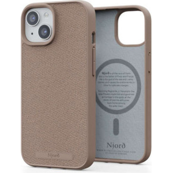 Njord ''Fabric MagSafe'' Cover For Apple Iphone 15 Pro Max, Pink Sand