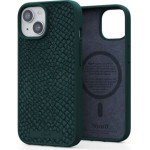 Njord ''Salmon Leather MagSafe'' Cover For Apple Iphone 14 Plus, green