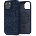 Njord ''Salmon Leather MagSafe'' Cover For Apple Iphone 14 Pro, blue