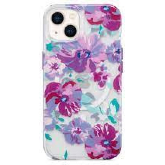 Tech 21 Case T21-9323 Evo Art Magsafe Iphone 13 Pro Purple FLORAL