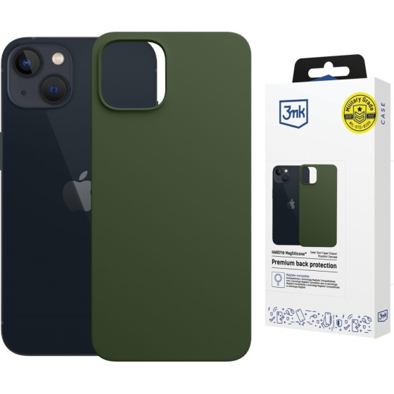 3MK Etui Hardy Magsilicone Do Apple Iphone 15 Plus ciemnozielony