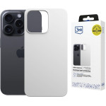 3MK Etui Hardy Magsilicone Do Apple Iphone 15 Pro srebrny