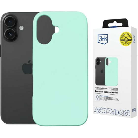 3MK Etui Hardy Magsilicone Do Apple Iphone 16 morski