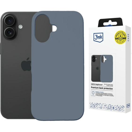3MK Etui Hardy Magsilicone Do Apple Iphone 16 ultramarine