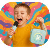 Kiddoboo Mini Karaoke Speaker & Mic Blue + Nikoletatv - (KBT3NTBLU)