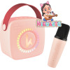 Kiddoboo Mini Karaoke Speaker & Mic Pink + Nikoletatv - (KBT3NTPNK)