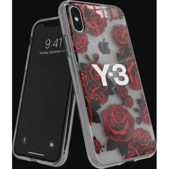 ADIDAS Etui Y-3 Snap Case Flower Graphic Iphone X / Xs CLEAR